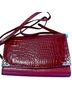 Brighton 100% Leather Snake Print Red Silver Clutch One size - photo 1