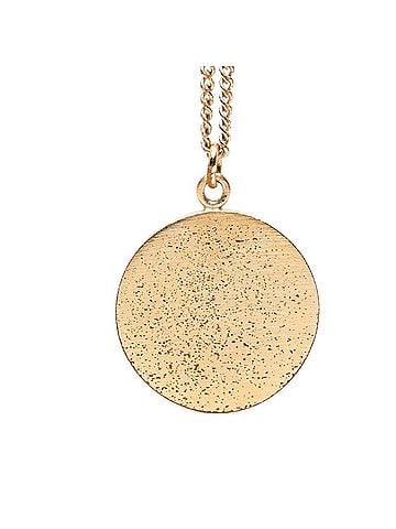 Chanel Chanel Coco Mark Round Necklace 06P Gold Pink Plated Women's CHANEL (view 2)