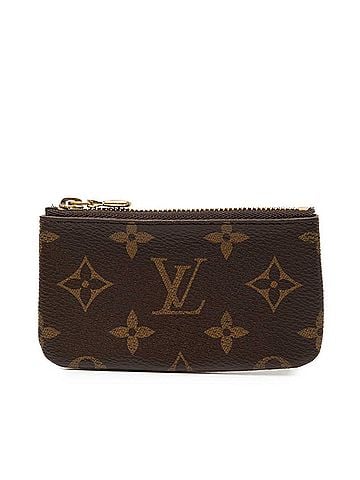 Louis Vuitton Louis Vuitton Monogram Pochette Clé Wallet/Coin Purse M62650 Brown Leather Women's LOUIS VUITTON (view 1)