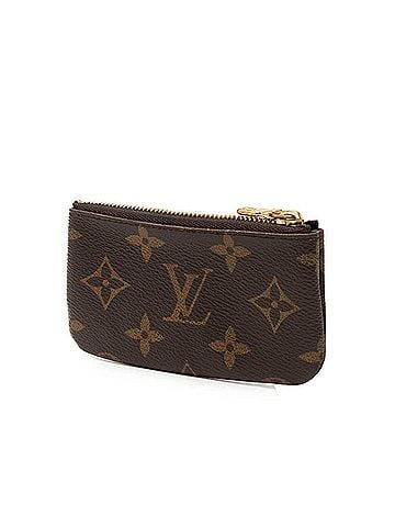 Louis Vuitton Louis Vuitton Monogram Pochette Clé Wallet/Coin Purse M62650 Brown Leather Women's LOUIS VUITTON (view 2)