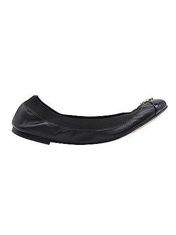 Tory Burch Tory Burch Jolie Ballet Flats in Black Leather (view 1)