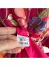 Dalia Collection Floral Pink Yellow Cocktail Dress Size M - photo 5