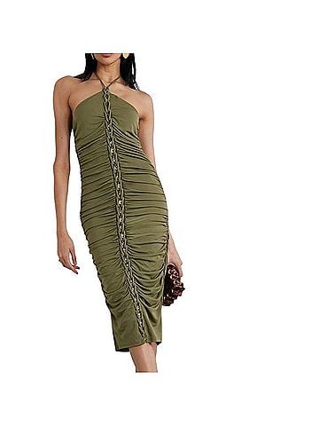 Cult Gaia Cult Gaia Calian Ruched Dress  Cocktail Dress (view 1)
