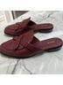 FRAME Denim 100% Leather Red Mule/Clog Size EU 40 - photo 4