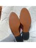 FRAME Denim 100% Leather Red Mule/Clog Size EU 40 - photo 6