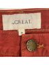 The Great. 100% Cotton Solid Red Casual Pants Size 28 waist - photo 3