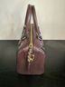 Coach 100% Leather Solid Graphic Orange Black Satchel One size - photo 4