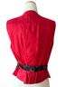 Mexx 100% Cotton Floral Black Red Vest Size M - photo 2