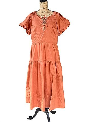 Astr The Label Aine Cotton Midi Casual Dress (view 1)