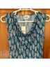 Leota Floral Blue White Casual Dress Size 1X - photo 4