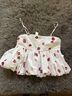 Maeve Floral White Red Sleeveless Top Size M - photo 3
