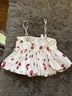 Maeve Floral White Red Sleeveless Top Size M - photo 4