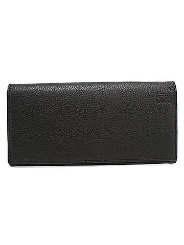 Loewe LOEWE Long Horizontal Wallet, Anagram, Men's, Black, C660978X01 (view 1)