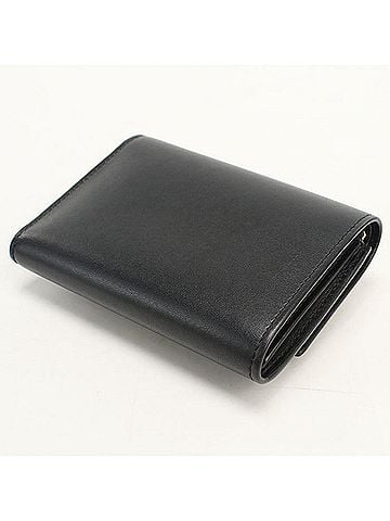 Loewe LOEWE CANBS33X01 Vertical Wallet Small Pebble Tri-fold for Women, Black (view 2)