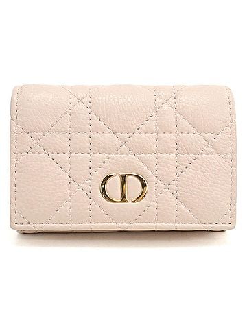 Christian Dior Christian Dior DIOR Dior Bi-fold Wallet CD109010 Calo S5132UWHC Glycine Women's Pink (view 1)