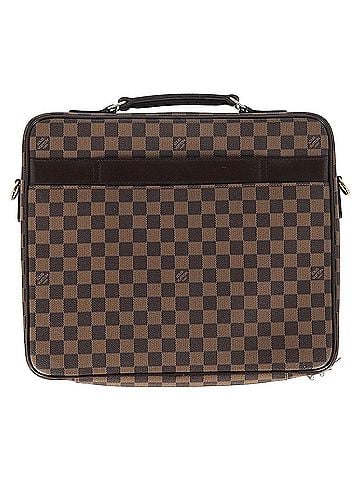 Louis Vuitton Louis Vuitton Porte Ordinateur Sabana Damier Laptop Bag in Brown Coated Canvas (view 2)