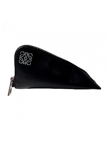 Loewe Loewe Anagram Triangle Wallet/Coin Case, Black, Men's (view 1)