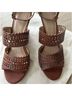 Tory Burch 100% Leather Brown Wedges Size 8 1/2 - photo 7