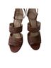 Tory Burch 100% Leather Brown Wedges Size 8 1/2 - photo 1