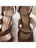 Tory Burch 100% Leather Brown Wedges Size 8 1/2 - photo 4