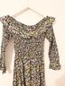 DÔEN Floral Black Green Casual Dress Size XS - photo 3