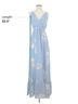 Lulus 100% Polyester Blue Lulus Casual Dress Size S - photo 5