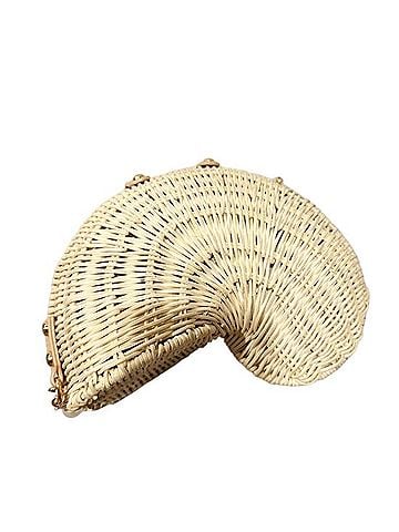 Haute Hippie Conch Shell Woven Rattan Bag Crossbody Crossbody Bag (view 2)