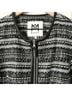 Milly Solid Black White Blazer Size 10 - photo 4