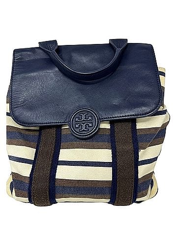 Tory Burch Kerrington Striped Canvas Backpack (view 1)