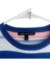 Armani Exchange Stripes Blue White Pink Black Silk Pullover Sweater Size XS - photo 2