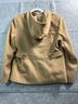 Saks Fifth Avenue 100% Wool 100% Acetate Brown Coat Size 14 - photo 3