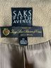 Saks Fifth Avenue 100% Wool 100% Acetate Brown Coat Size 14 - photo 10