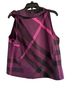 Liv Checkered-gingham Purple Sleeveless Top Size XL - photo 2