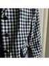 Kasper 100% Rayon Houndstooth Black White Blazer Size 4 (petite) - photo 5