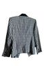 Kasper 100% Rayon Houndstooth Black White Blazer Size 4 (petite) - photo 2