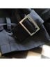 MICHAEL Michael Kors 56% Cotton 44% Polyester 100% Polyester Blue Trenchcoat Size M - photo 9