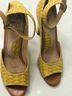 John Fluevog Yellow Heels Size 9 - photo 10