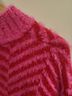 Sugarlips Chevron-herringbone Pink Red Pullover Sweater Size S - photo 9