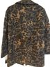 Kensie Leopard Print Brown Black Coat Size L - photo 2