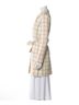Theory 100% Wool Plaid Trenchcoat Size M - photo 3