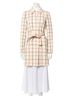Theory 100% Wool Plaid Trenchcoat Size M - photo 1