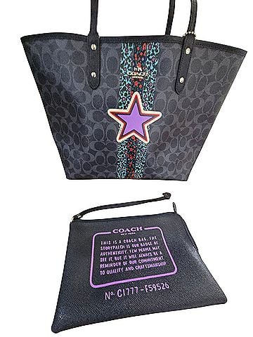 Coach Leather Tote (view 1)