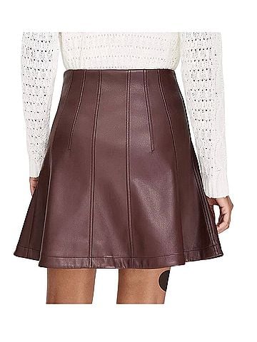 Ann Taylor LOFT Faux Leather Skirt (view 2)