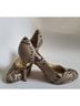 Coach Snake Print Multi Color Heels Size 8 - photo 3