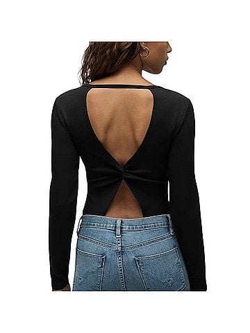 Hudson Jeans Knot Back Bodysuit Bodysuit (view 2)