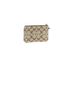 Coach Print Tan Gray Leather Wristlet One size - photo 2