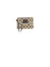 Coach Print Tan Gray Leather Wristlet One size - photo 1