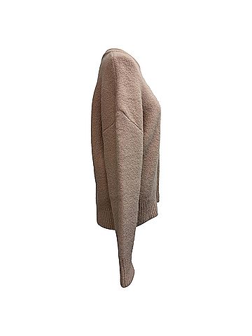 AMI AMI Paris Cloudy Ami de Cœur Sweater in Pink Wool (view 2)