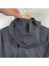 Paco Rabanne 100% Nylon Black Coat Size S - photo 10