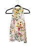Generation Love 100% Silk Floral Multi Color Sleeveless Blouse Size M - photo 2